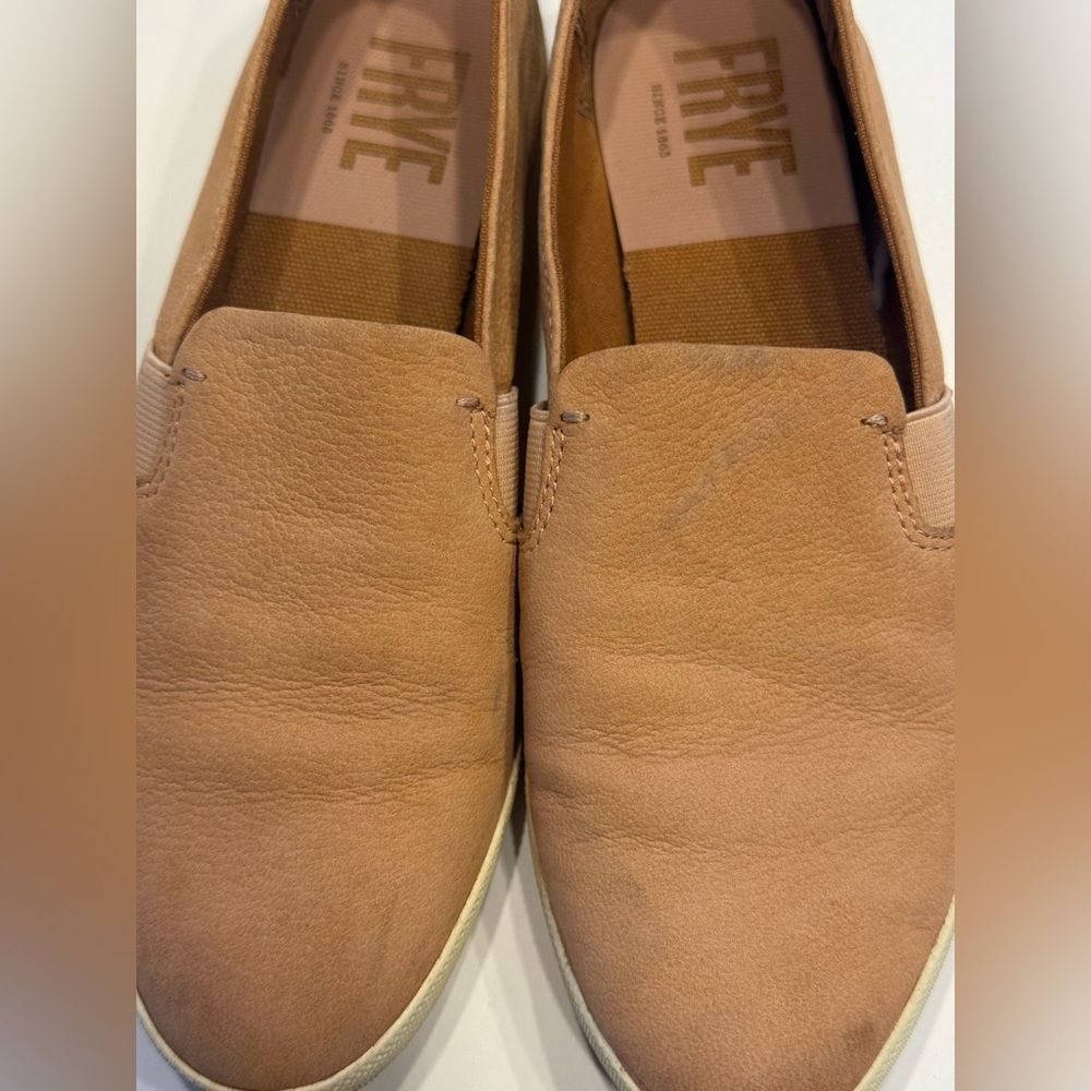 Frye Women’s Brown Leather Loafers - Picture 5 of 10